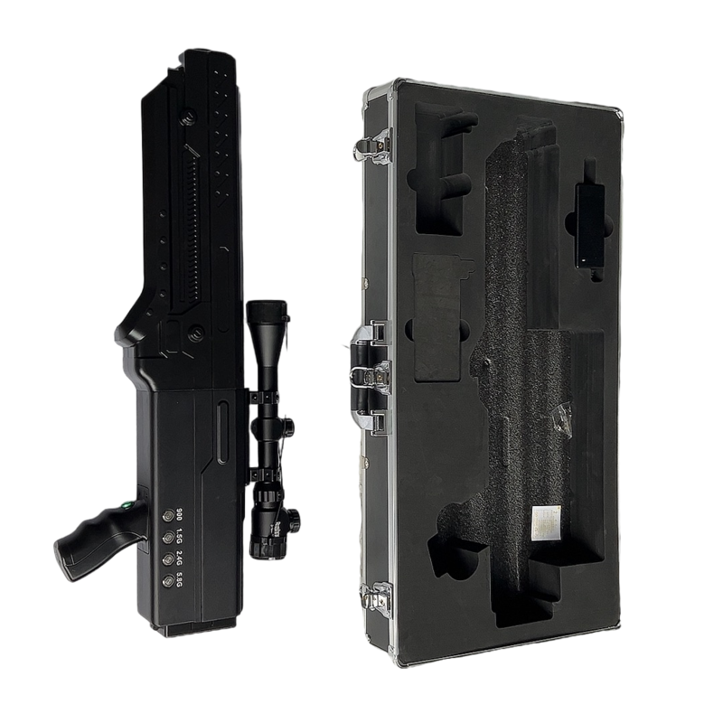  回民手持便携式枪型低空防御反制四通道A型